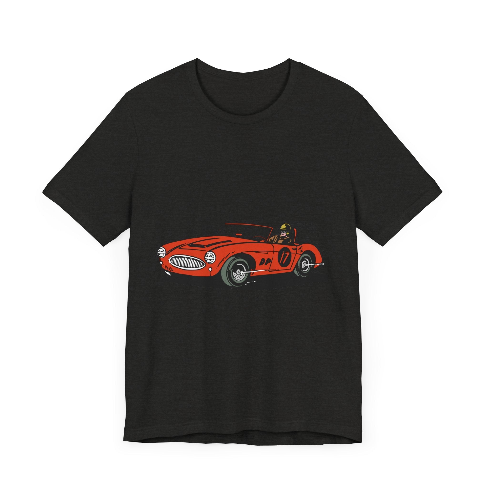 POP Culture Classics Retro Race Car Unisex Jersey Short Sleeve T-Shirt - POPvault