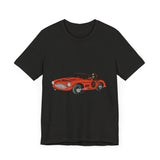 POP Culture Classics Retro Race Car Unisex Jersey Short Sleeve T-Shirt - POPvault