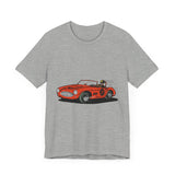 POP Culture Classics Retro Race Car Unisex Jersey Short Sleeve T-Shirt - POPvault