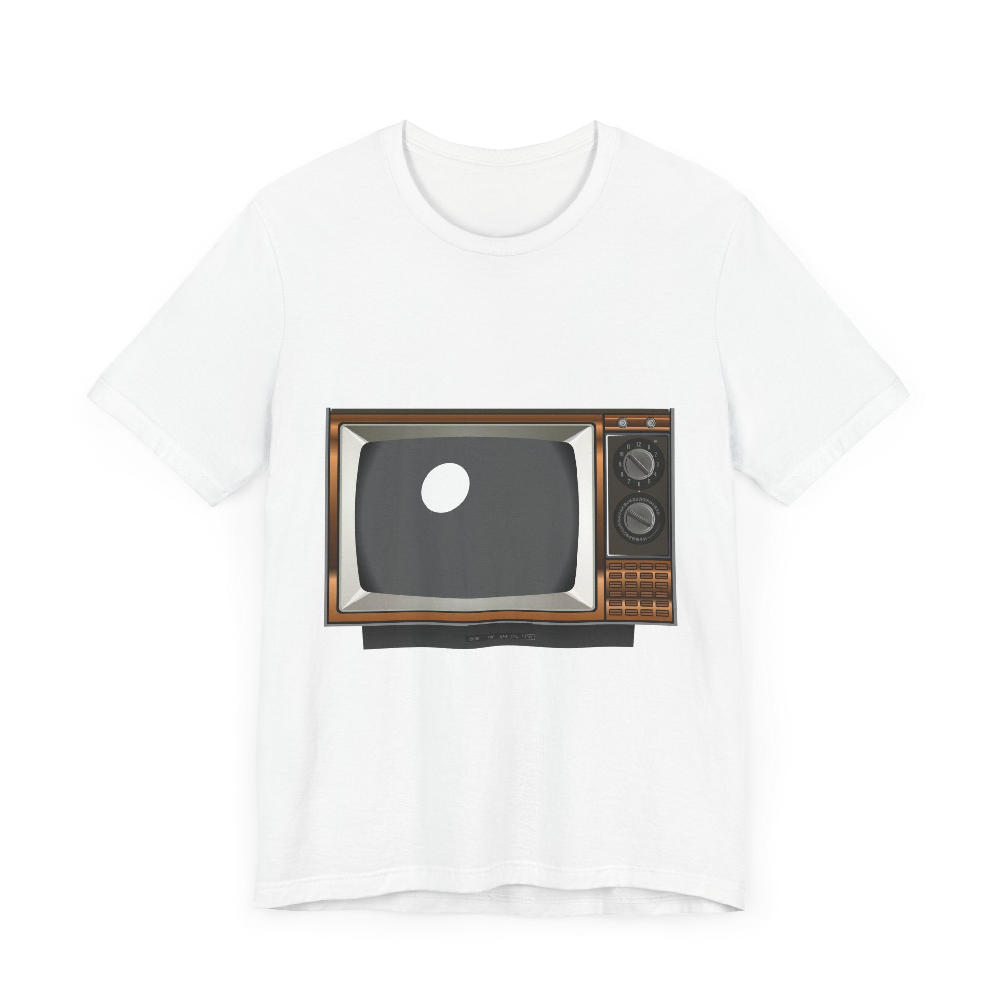 POP Culture Classics Retro TV Unisex Jersey Short Sleeve T-Shirt - POPvault