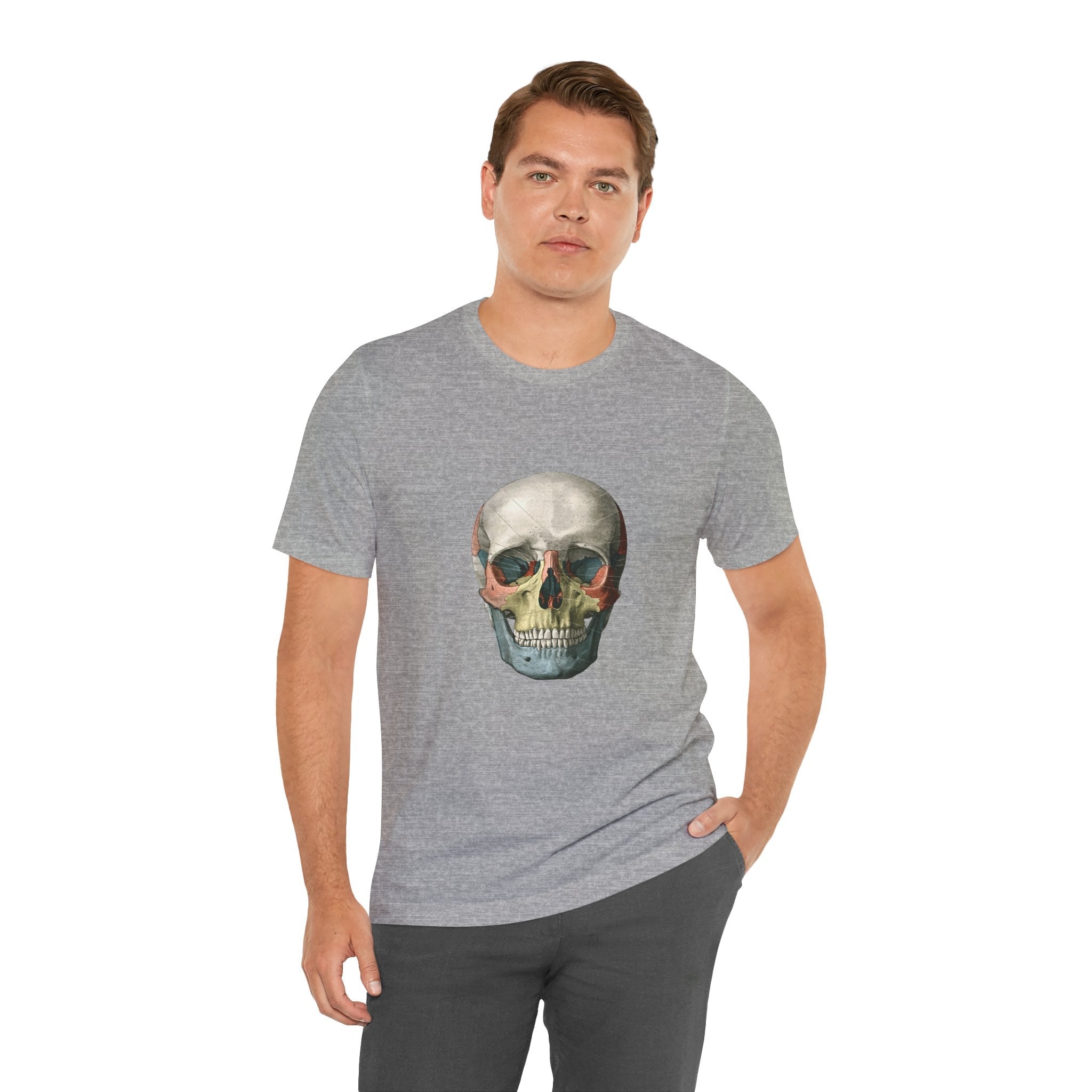 POP Culture Classics Scientific Skull Unisex Jersey Short Sleeve T-Shirt - POPvault