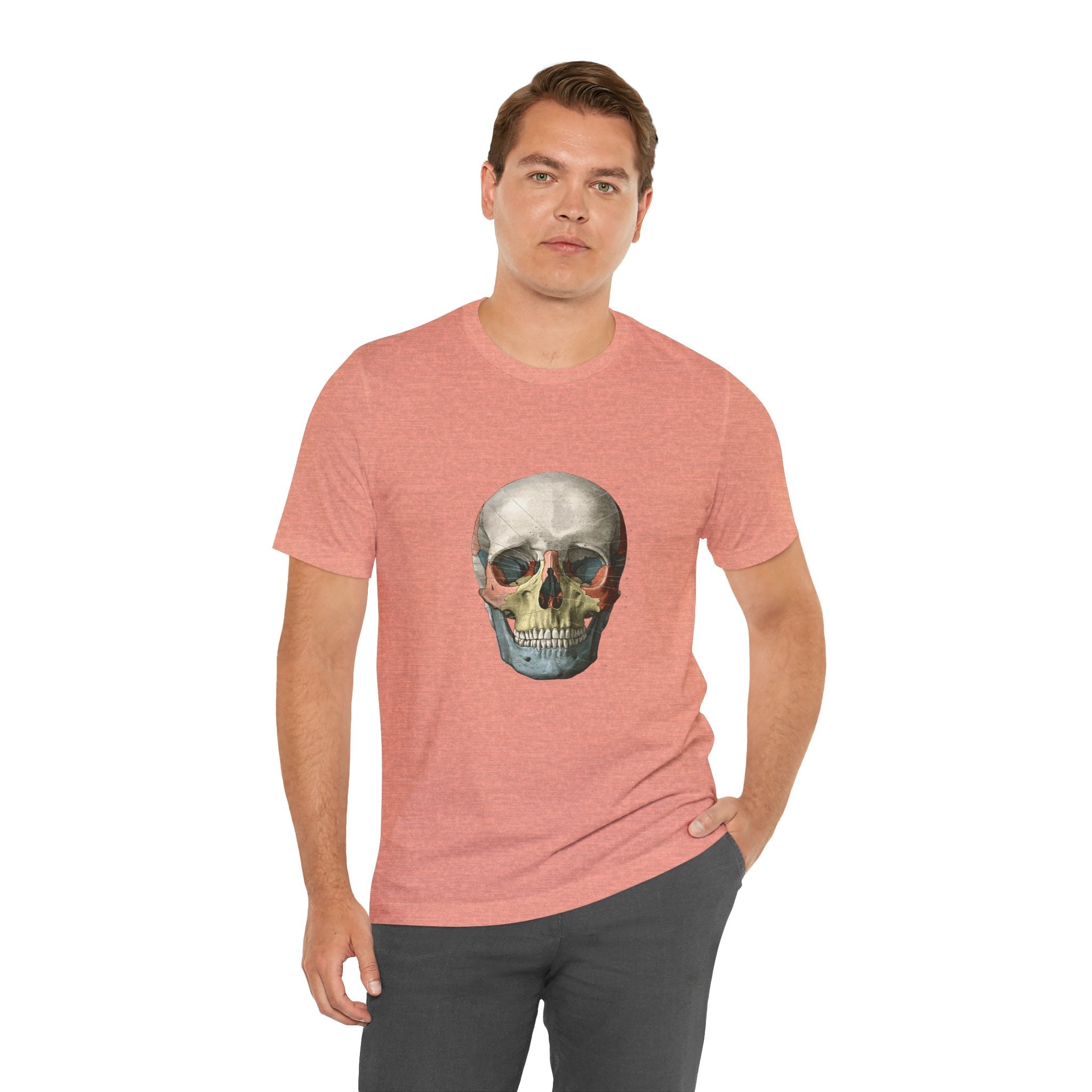POP Culture Classics Scientific Skull Unisex Jersey Short Sleeve T-Shirt - POPvault