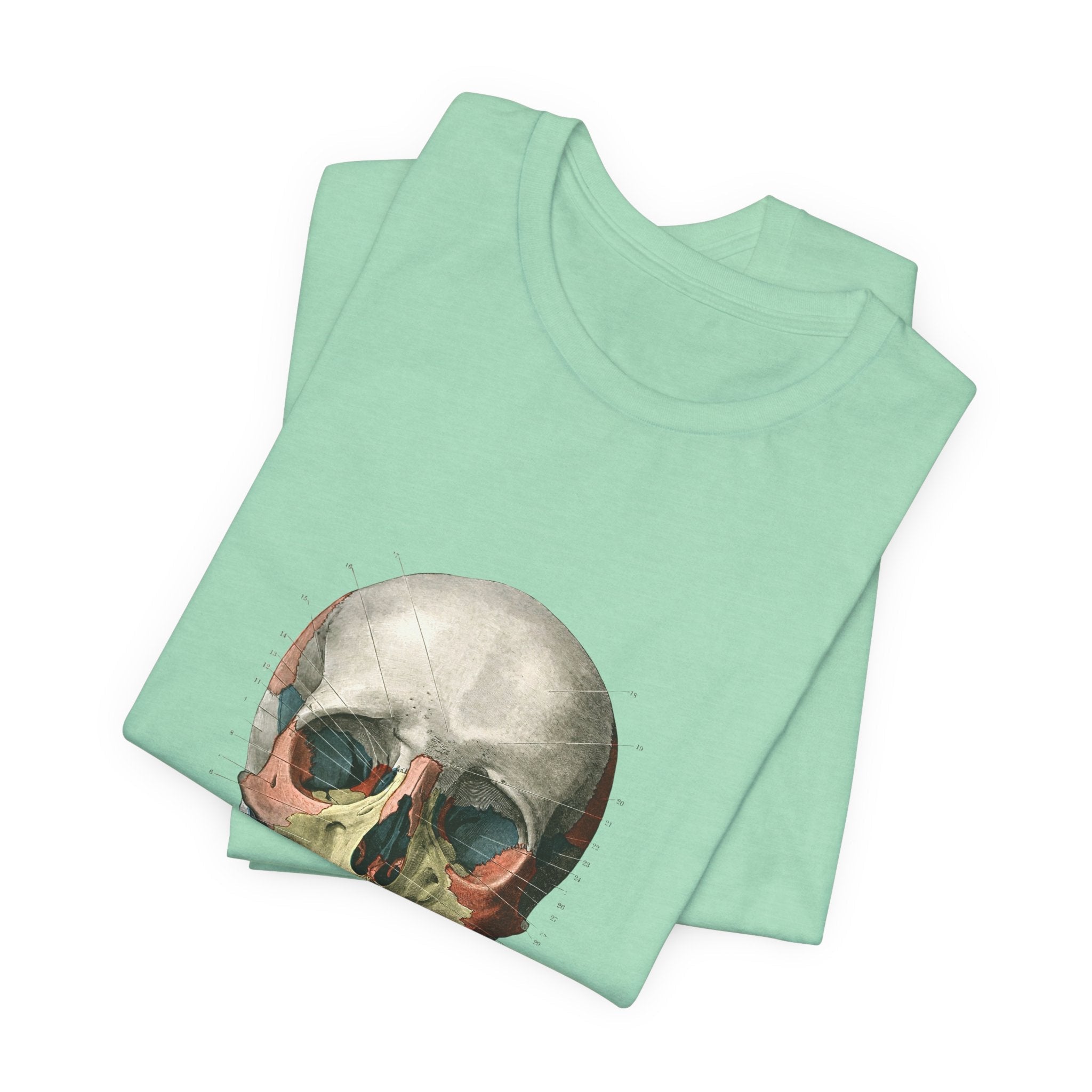 POP Culture Classics Scientific Skull Unisex Jersey Short Sleeve T-Shirt - POPvault