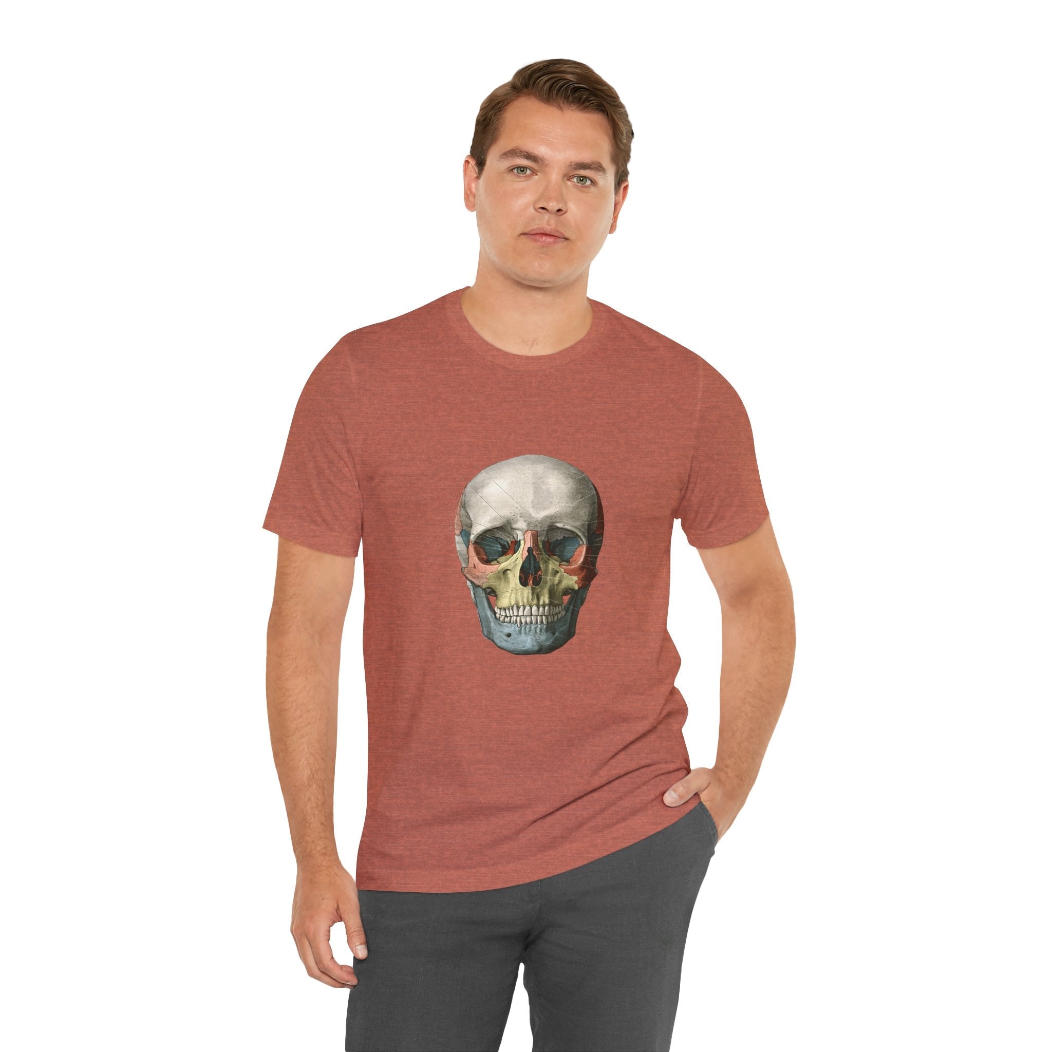POP Culture Classics Scientific Skull Unisex Jersey Short Sleeve T-Shirt - POPvault