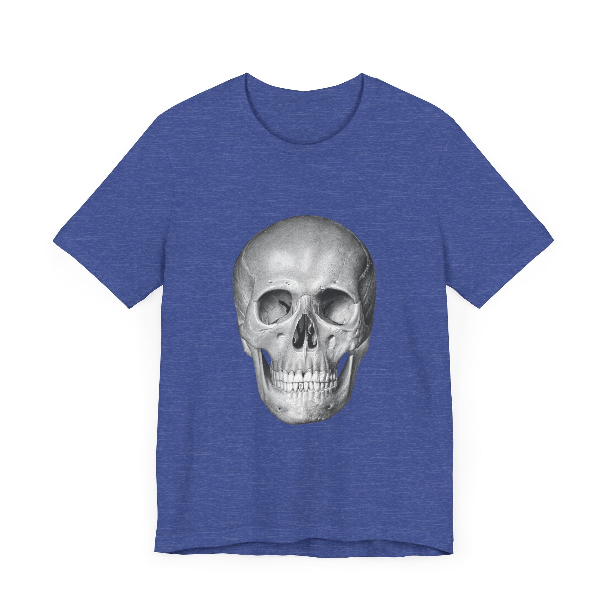 POP Culture Classics Skull B & W Unisex Jersey Short Sleeve T-Shirt - POPvault