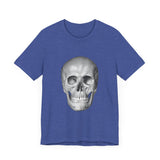 POP Culture Classics Skull B & W Unisex Jersey Short Sleeve T-Shirt - POPvault
