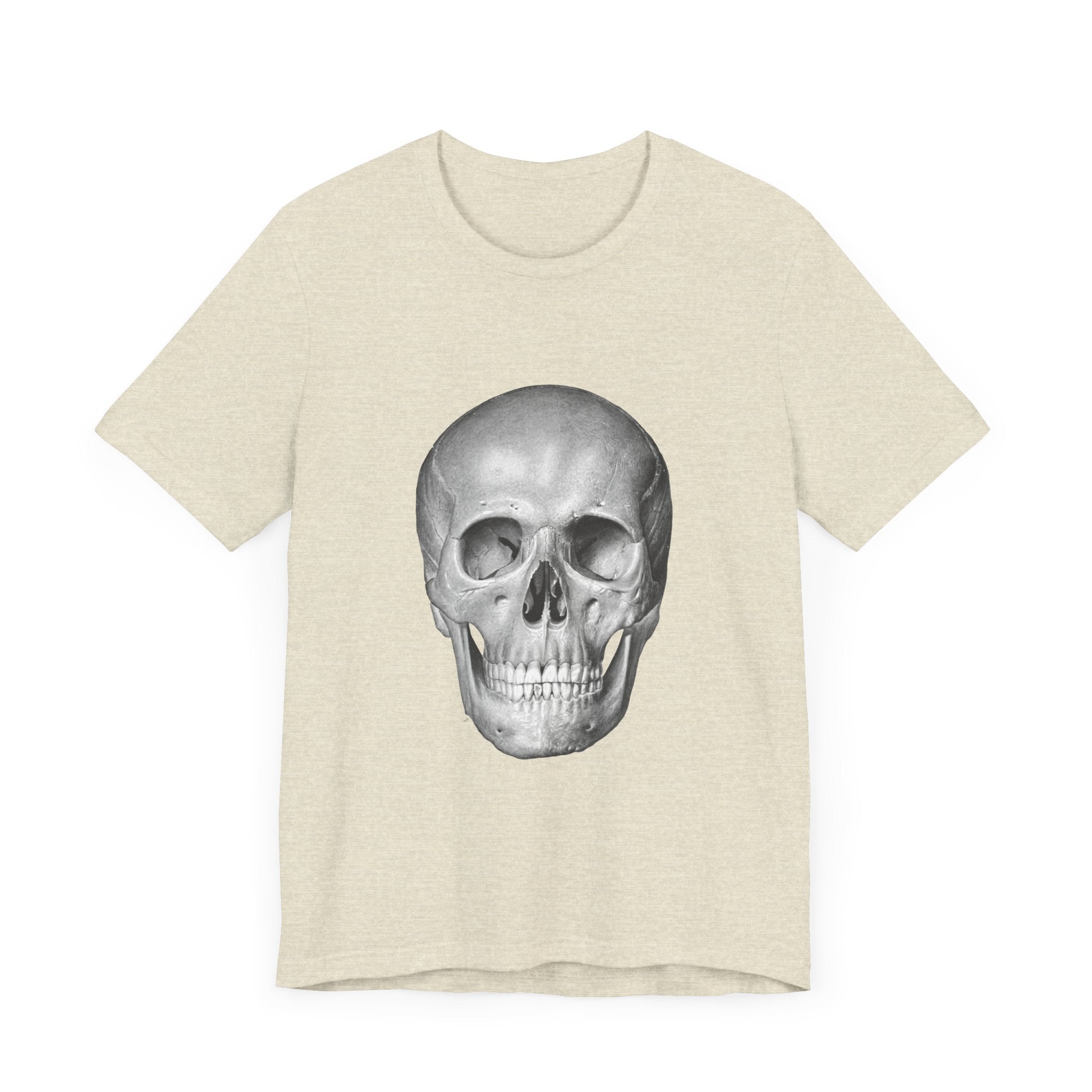 POP Culture Classics Skull B & W Unisex Jersey Short Sleeve T-Shirt - POPvault