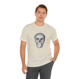 POP Culture Classics Skull B & W Unisex Jersey Short Sleeve T-Shirt - POPvault
