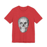 POP Culture Classics Skull B & W Unisex Jersey Short Sleeve T-Shirt - POPvault