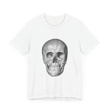 POP Culture Classics Skull B & W Unisex Jersey Short Sleeve T-Shirt - POPvault