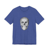 POP Culture Classics Skull B & W Unisex Jersey Short Sleeve T-Shirt - POPvault
