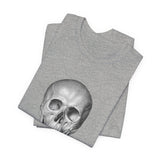 POP Culture Classics Skull B & W Unisex Jersey Short Sleeve T-Shirt - POPvault