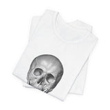 POP Culture Classics Skull B & W Unisex Jersey Short Sleeve T-Shirt - POPvault
