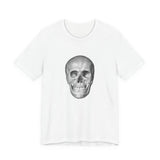 POP Culture Classics Skull B & W Unisex Jersey Short Sleeve T-Shirt - POPvault