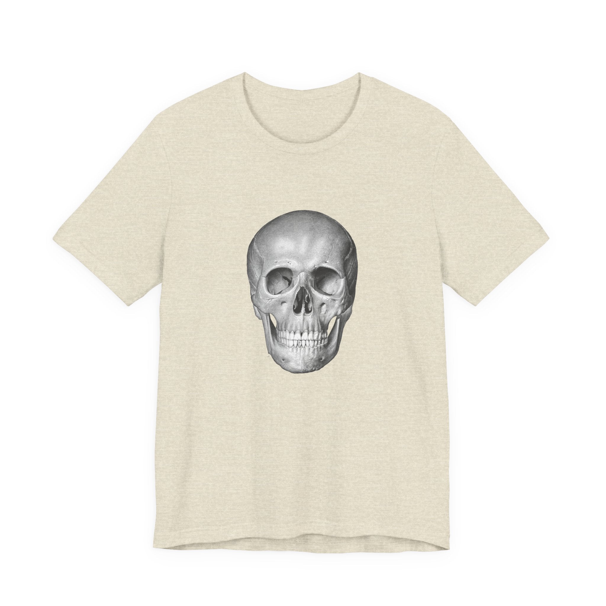 POP Culture Classics Skull B & W Unisex Jersey Short Sleeve T-Shirt - POPvault