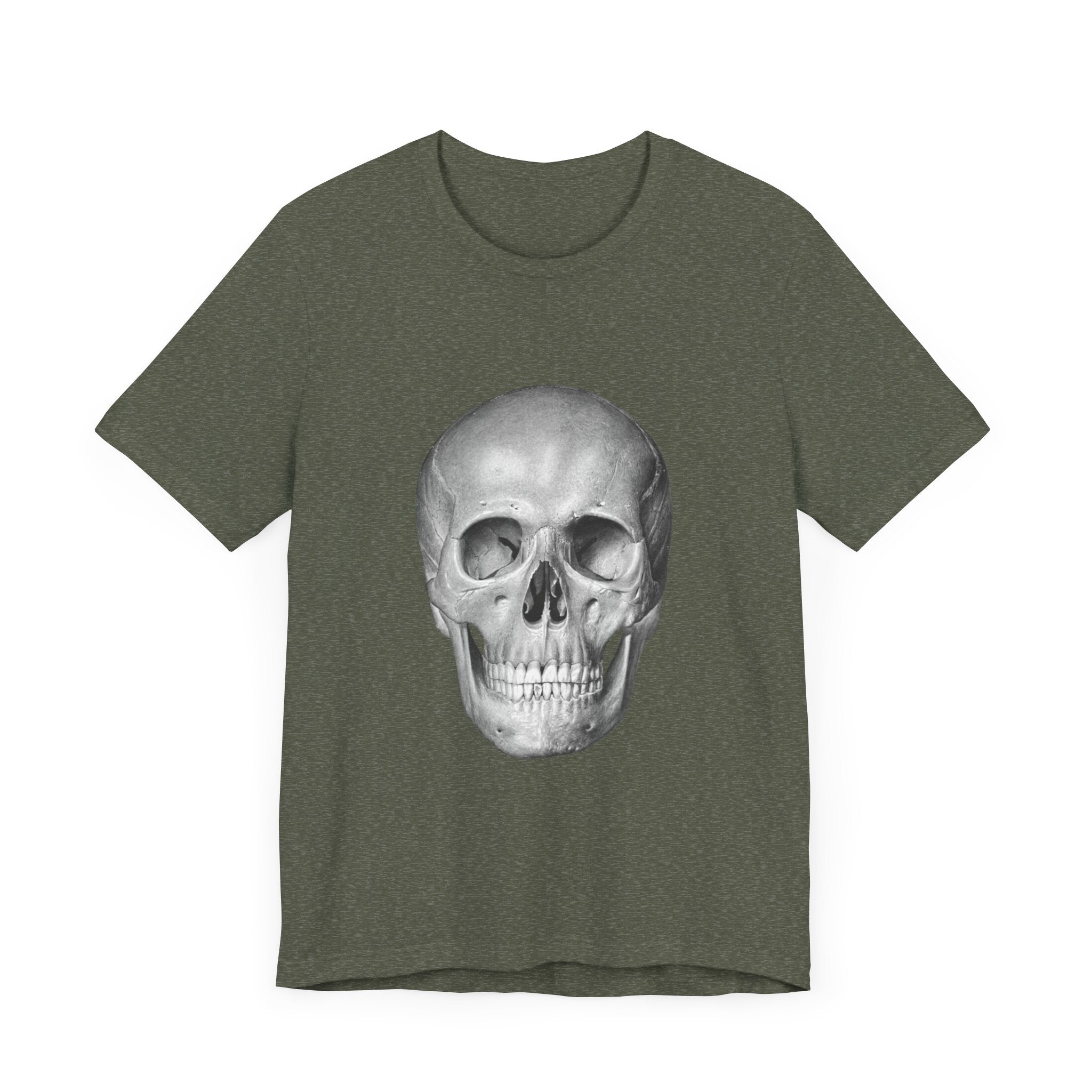 POP Culture Classics Skull B & W Unisex Jersey Short Sleeve T-Shirt - POPvault