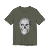 POP Culture Classics Skull B & W Unisex Jersey Short Sleeve T-Shirt - POPvault