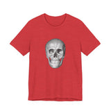 POP Culture Classics Skull B & W Unisex Jersey Short Sleeve T-Shirt - POPvault