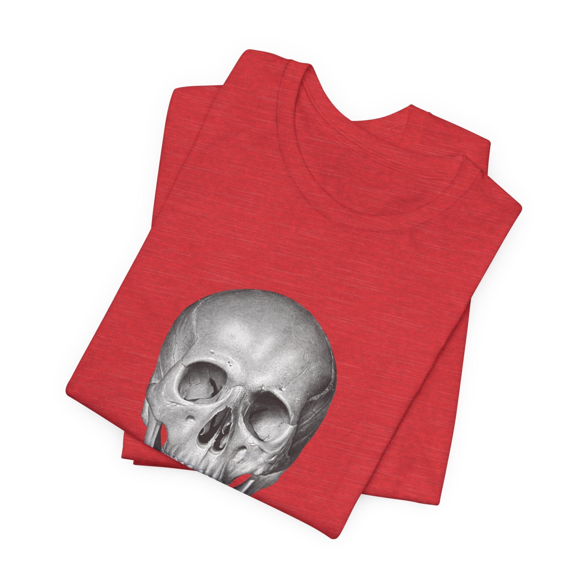 POP Culture Classics Skull B & W Unisex Jersey Short Sleeve T-Shirt - POPvault