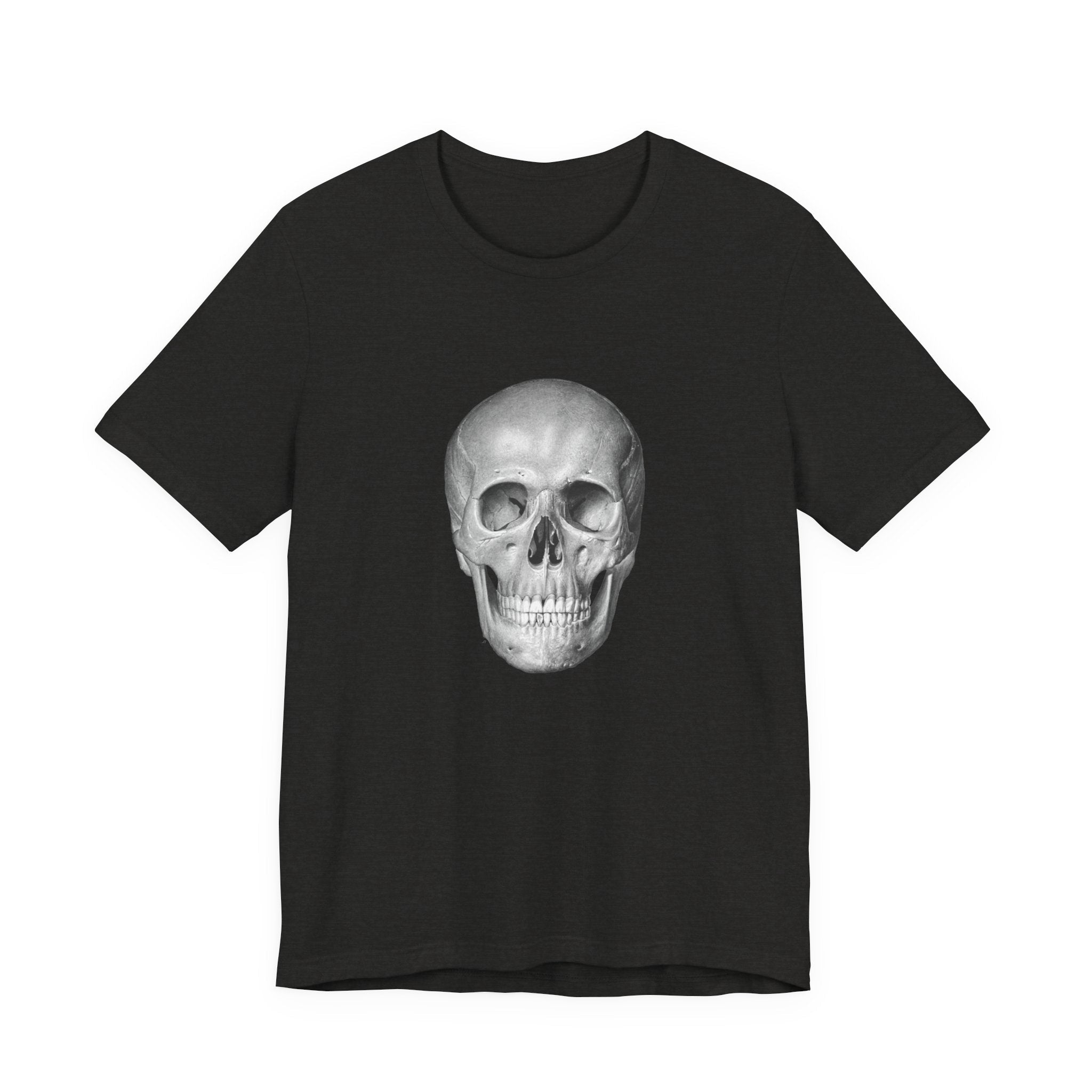 POP Culture Classics Skull B & W Unisex Jersey Short Sleeve T-Shirt - POPvault