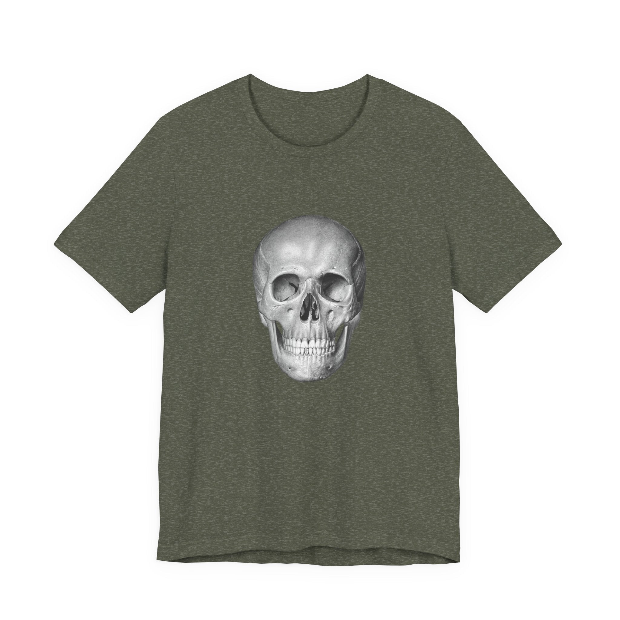 POP Culture Classics Skull B & W Unisex Jersey Short Sleeve T-Shirt - POPvault