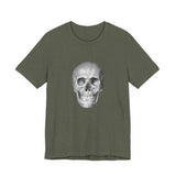 POP Culture Classics Skull B & W Unisex Jersey Short Sleeve T-Shirt - POPvault