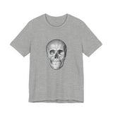 POP Culture Classics Skull B & W Unisex Jersey Short Sleeve T-Shirt - POPvault