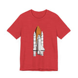 POP Culture Classics Space Shuttle Unisex Jersey Short Sleeve T-Shirt - POPvault