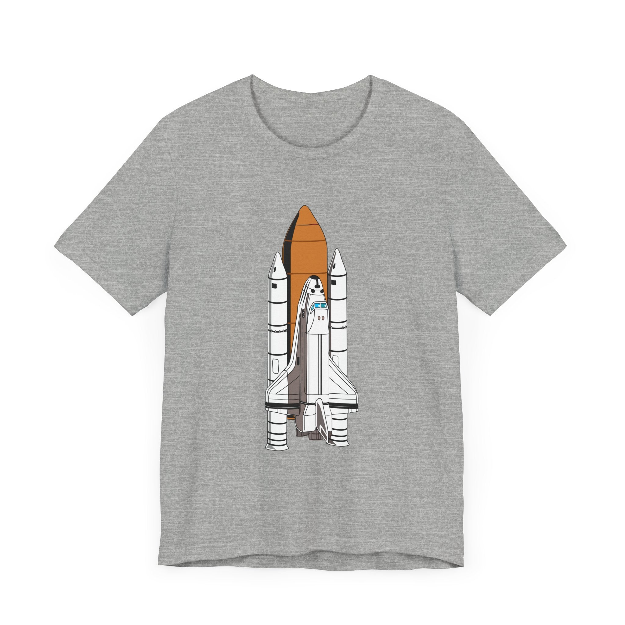 POP Culture Classics Space Shuttle Unisex Jersey Short Sleeve T-Shirt - POPvault