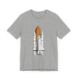 POP Culture Classics Space Shuttle Unisex Jersey Short Sleeve T-Shirt - POPvault
