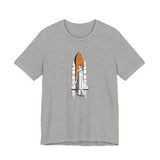 POP Culture Classics Space Shuttle Unisex Jersey Short Sleeve T-Shirt - POPvault