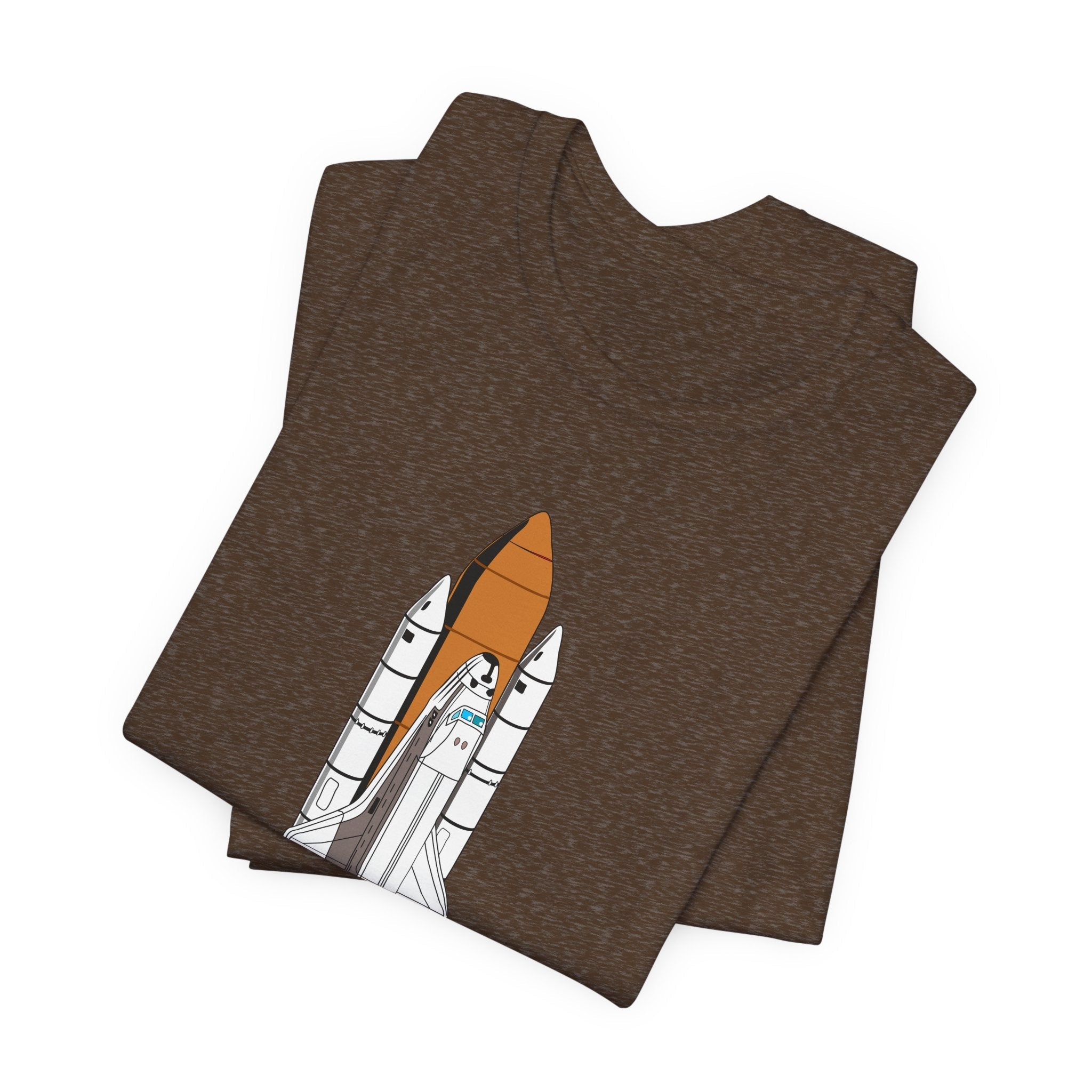 POP Culture Classics Space Shuttle Unisex Jersey Short Sleeve T-Shirt - POPvault