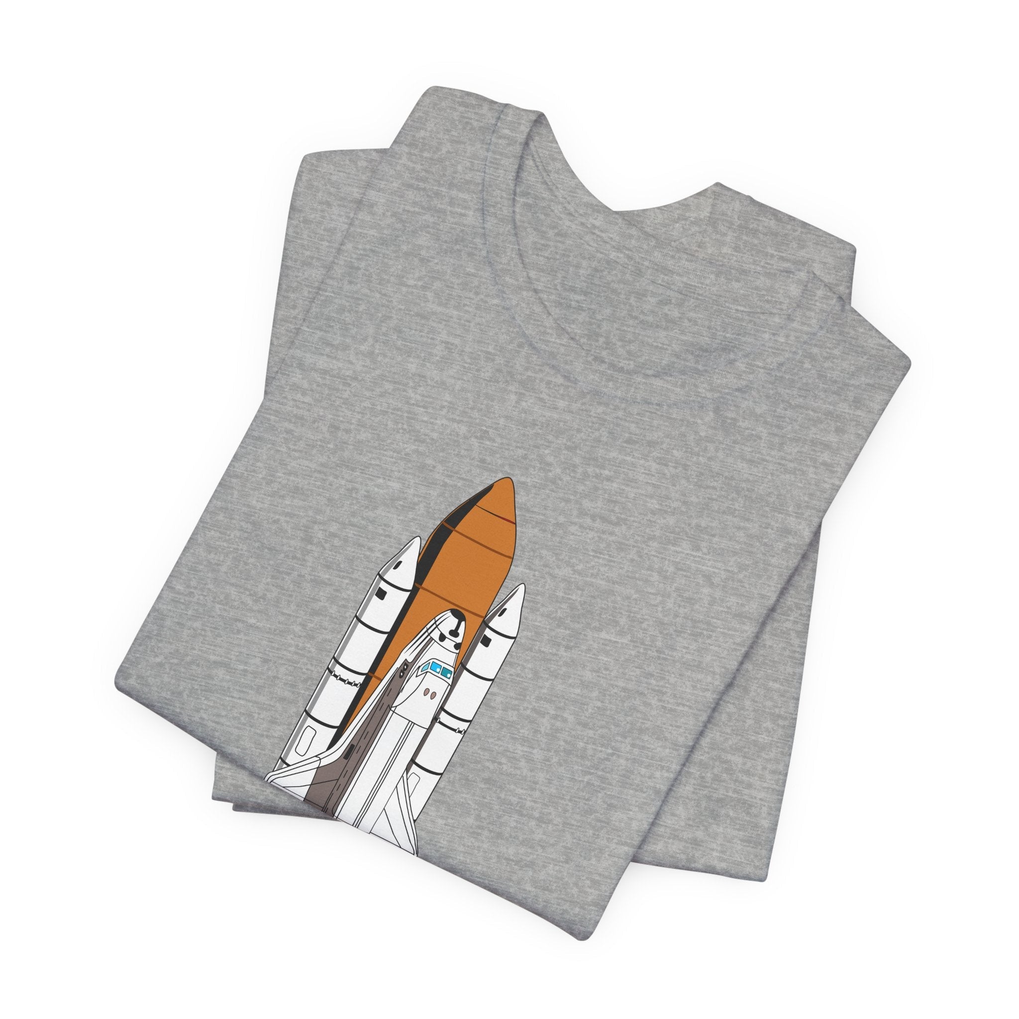 POP Culture Classics Space Shuttle Unisex Jersey Short Sleeve T-Shirt - POPvault
