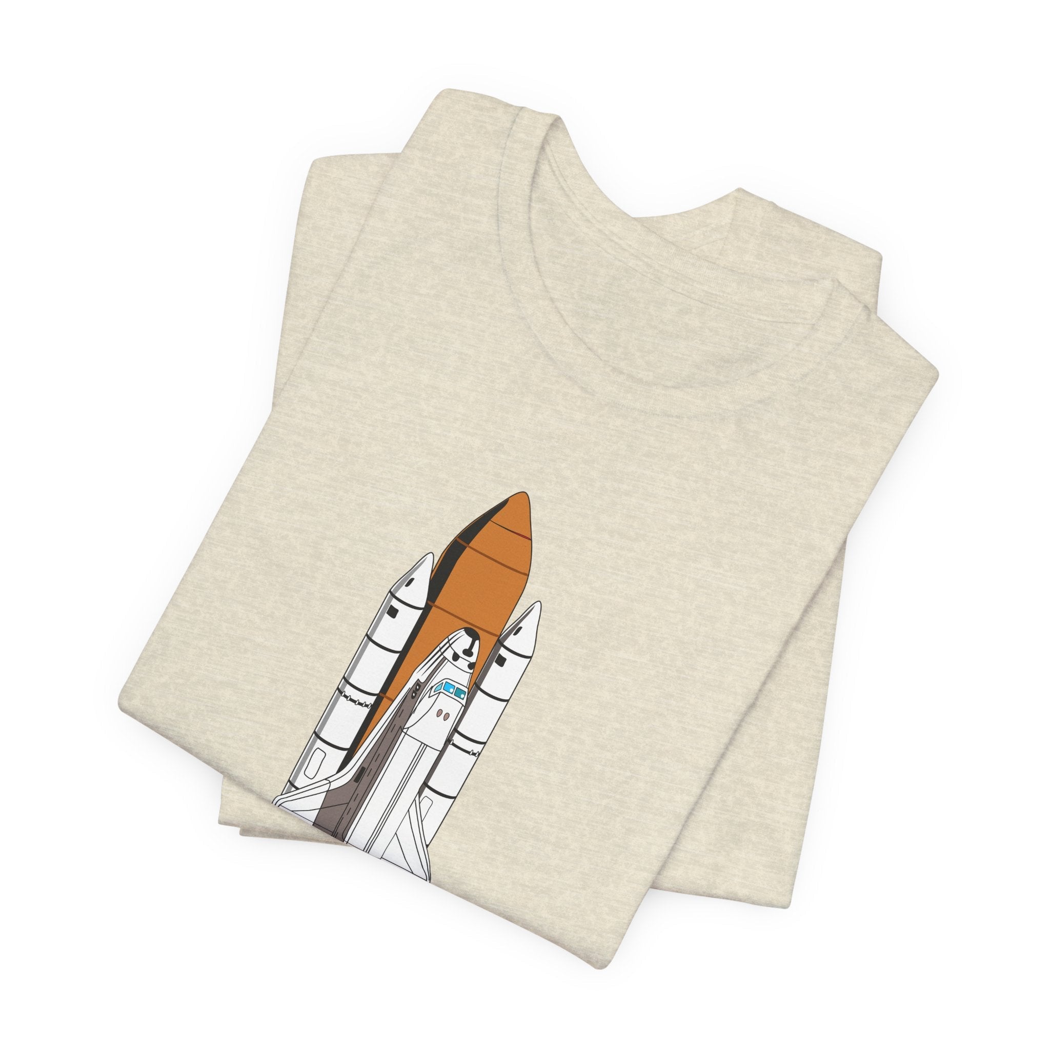 POP Culture Classics Space Shuttle Unisex Jersey Short Sleeve T-Shirt - POPvault