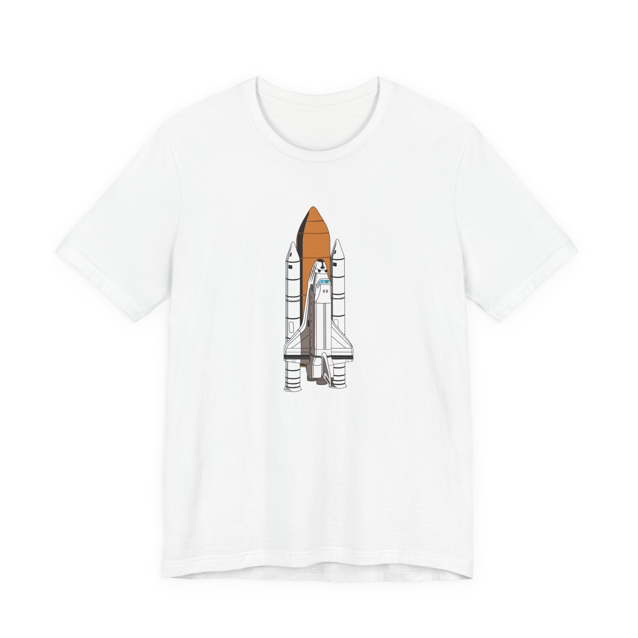 POP Culture Classics Space Shuttle Unisex Jersey Short Sleeve T-Shirt - POPvault