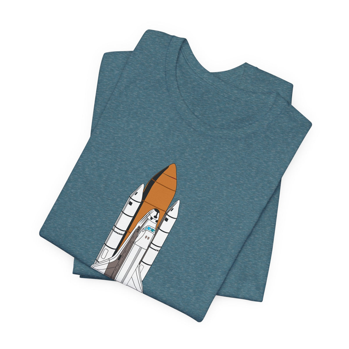 POP Culture Classics Space Shuttle Unisex Jersey Short Sleeve T-Shirt - T-Shirt