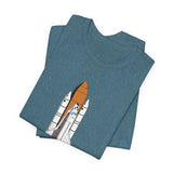 POP Culture Classics Space Shuttle Unisex Jersey Short Sleeve T-Shirt - POPvault