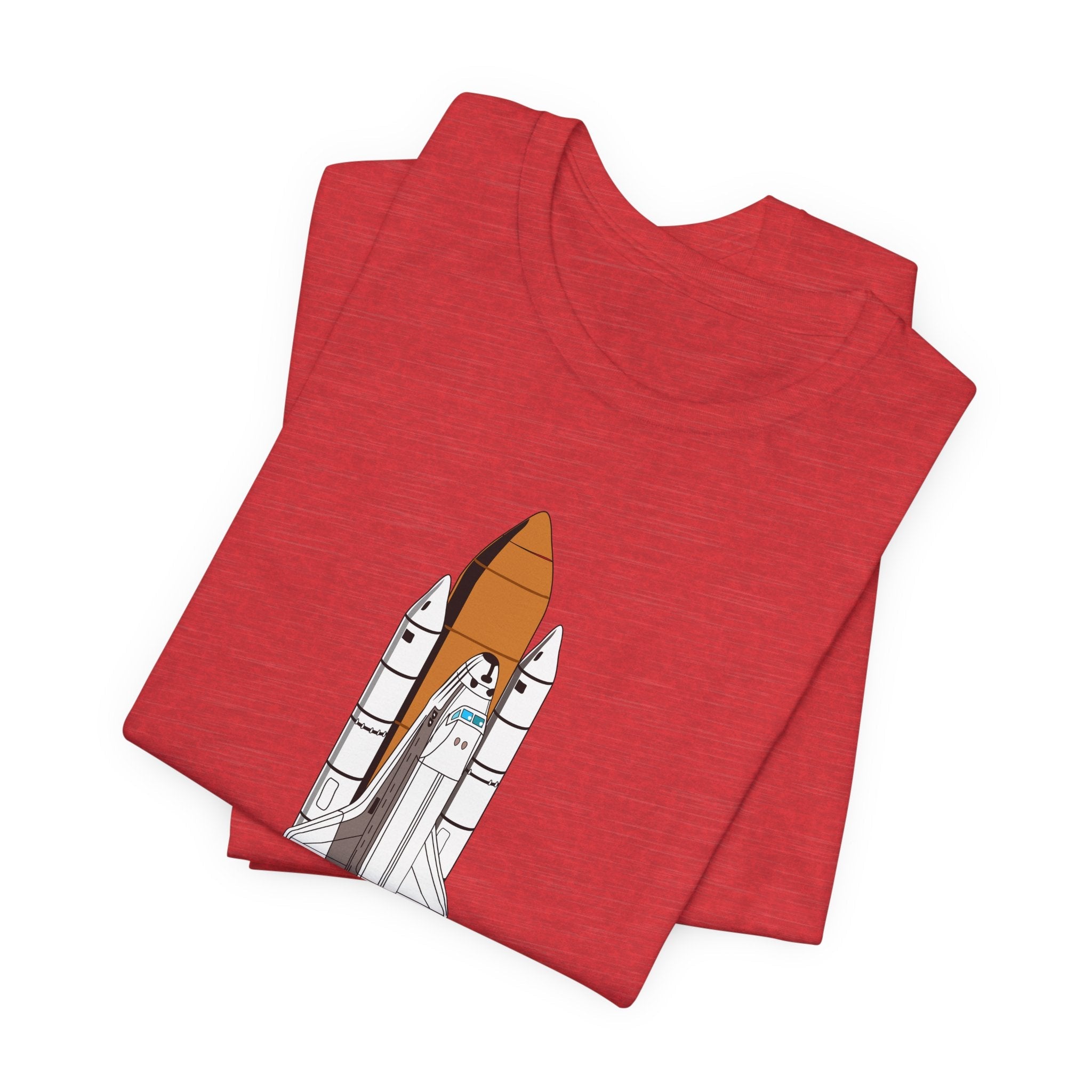 POP Culture Classics Space Shuttle Unisex Jersey Short Sleeve T-Shirt - POPvault