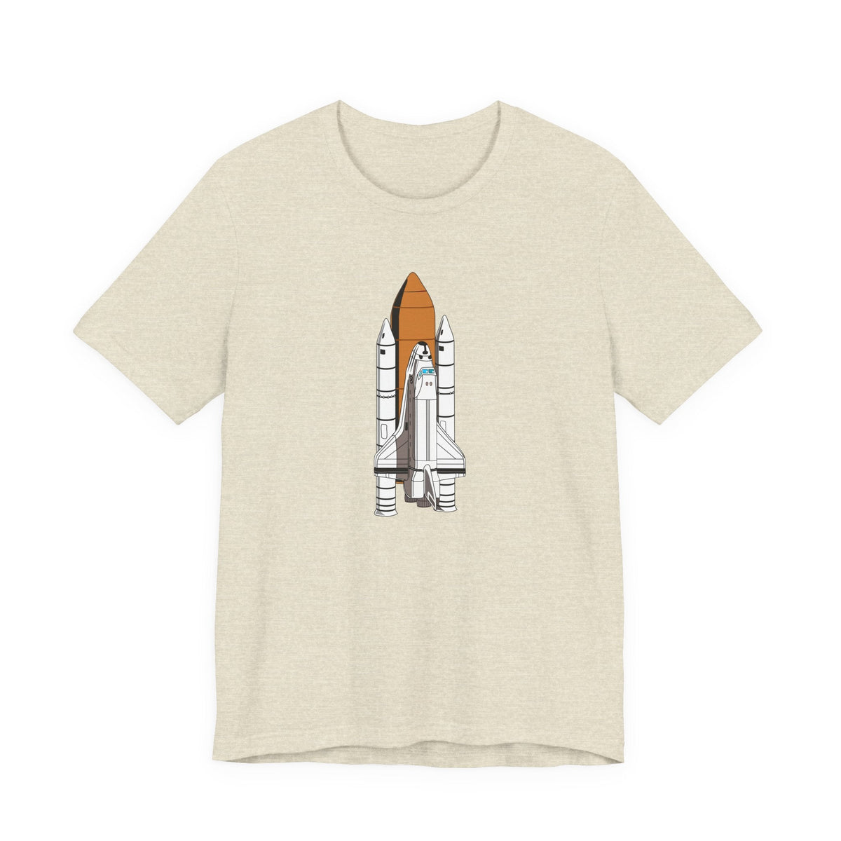 POP Culture Classics Space Shuttle Unisex Jersey Short Sleeve T-Shirt - T-Shirt