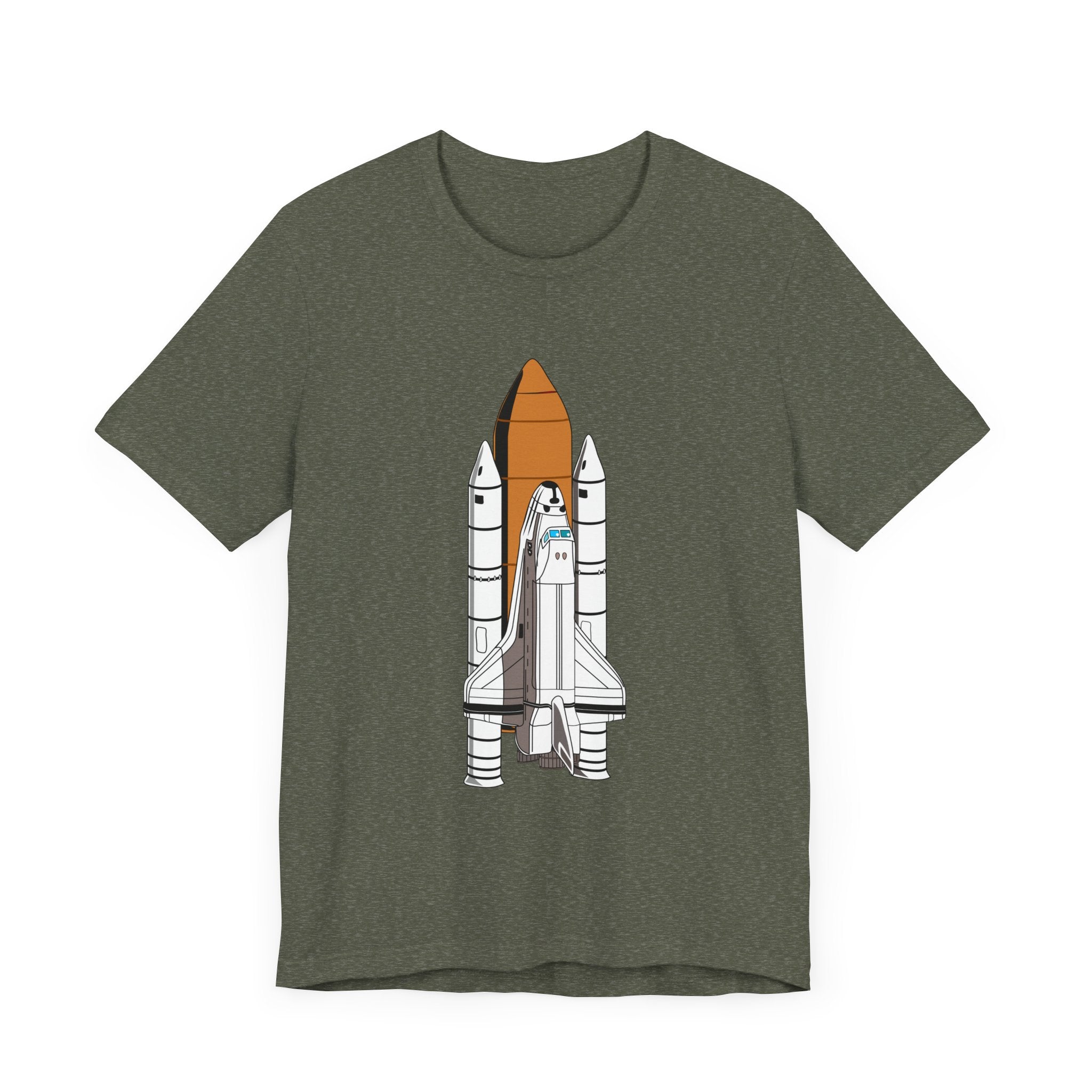 POP Culture Classics Space Shuttle Unisex Jersey Short Sleeve T-Shirt - POPvault