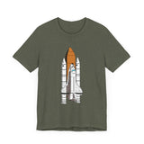 POP Culture Classics Space Shuttle Unisex Jersey Short Sleeve T-Shirt - POPvault