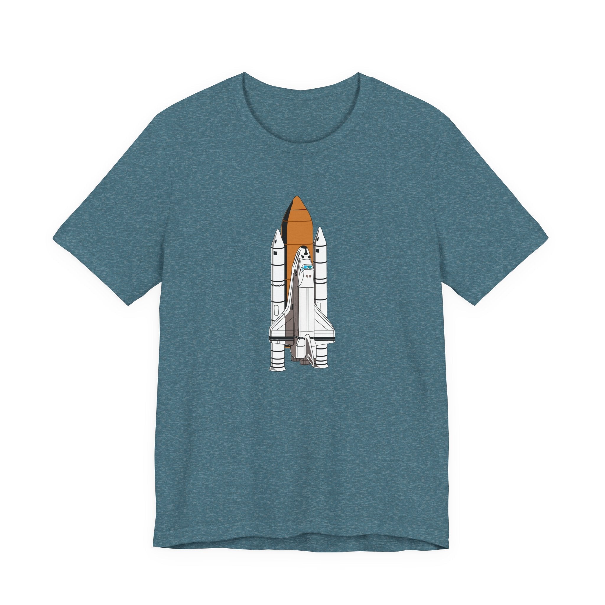 POP Culture Classics Space Shuttle Unisex Jersey Short Sleeve T-Shirt - POPvault