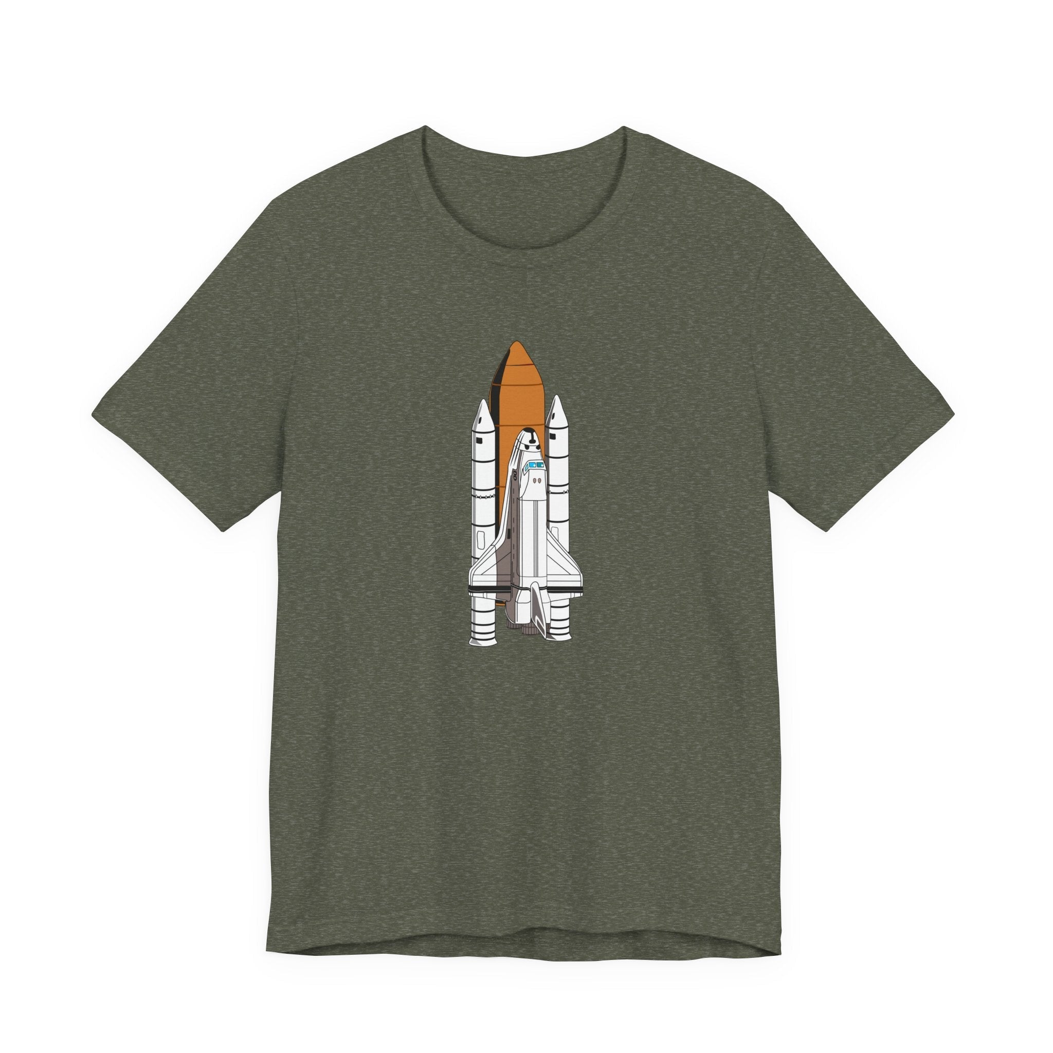 POP Culture Classics Space Shuttle Unisex Jersey Short Sleeve T-Shirt - POPvault