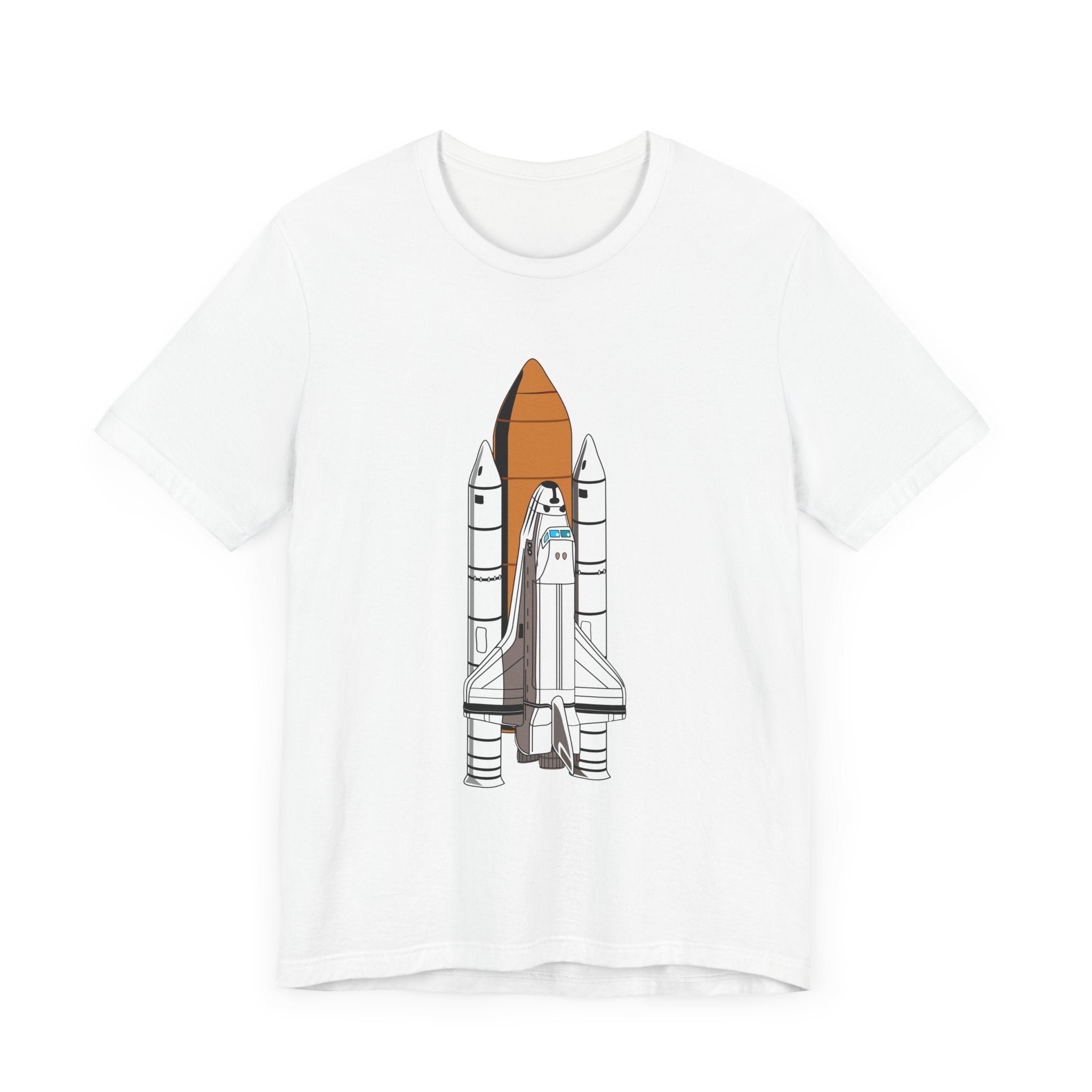 POP Culture Classics Space Shuttle Unisex Jersey Short Sleeve T-Shirt - POPvault