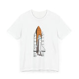 POP Culture Classics Space Shuttle Unisex Jersey Short Sleeve T-Shirt - POPvault
