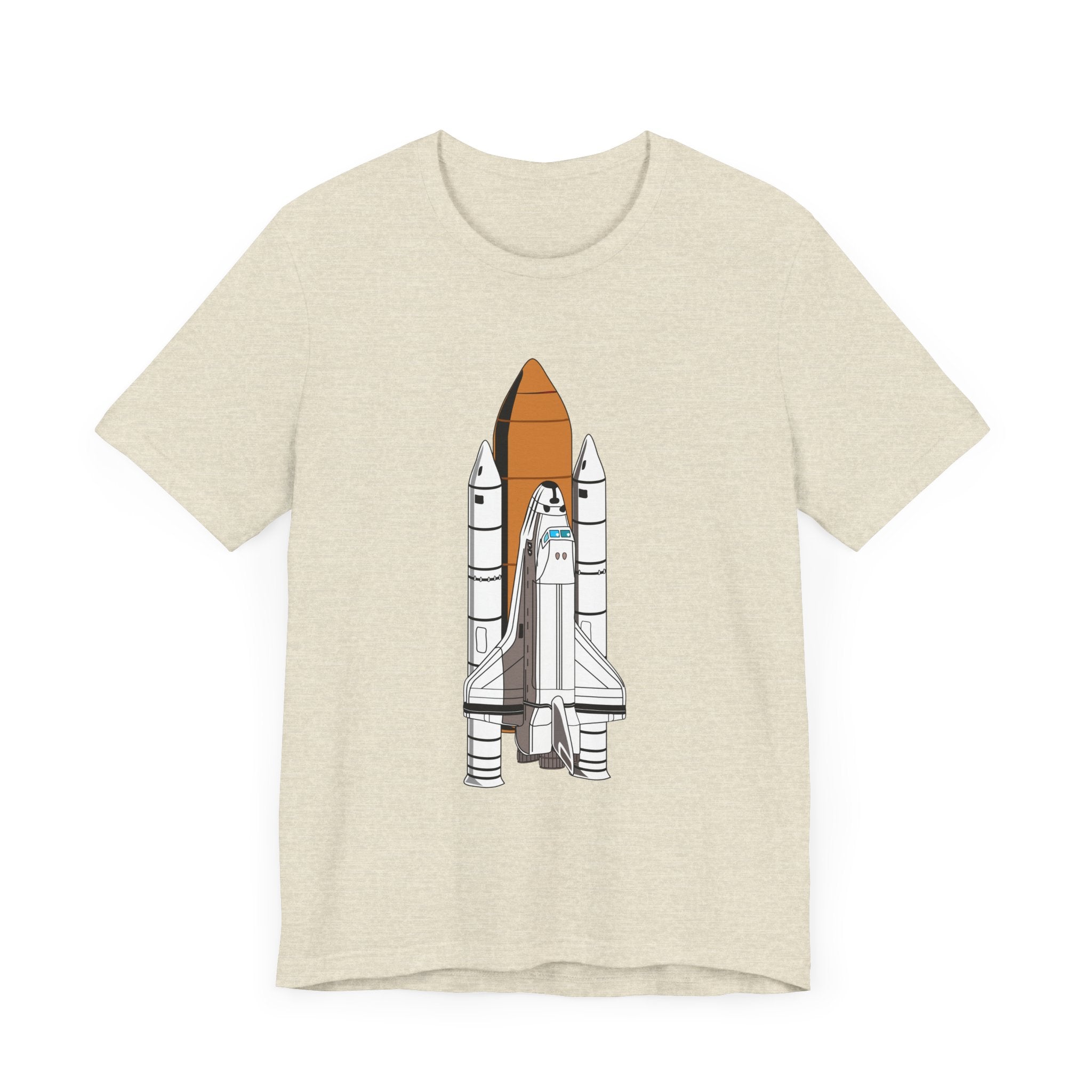 POP Culture Classics Space Shuttle Unisex Jersey Short Sleeve T-Shirt - POPvault