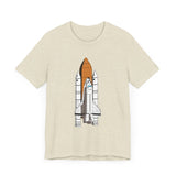 POP Culture Classics Space Shuttle Unisex Jersey Short Sleeve T-Shirt - POPvault
