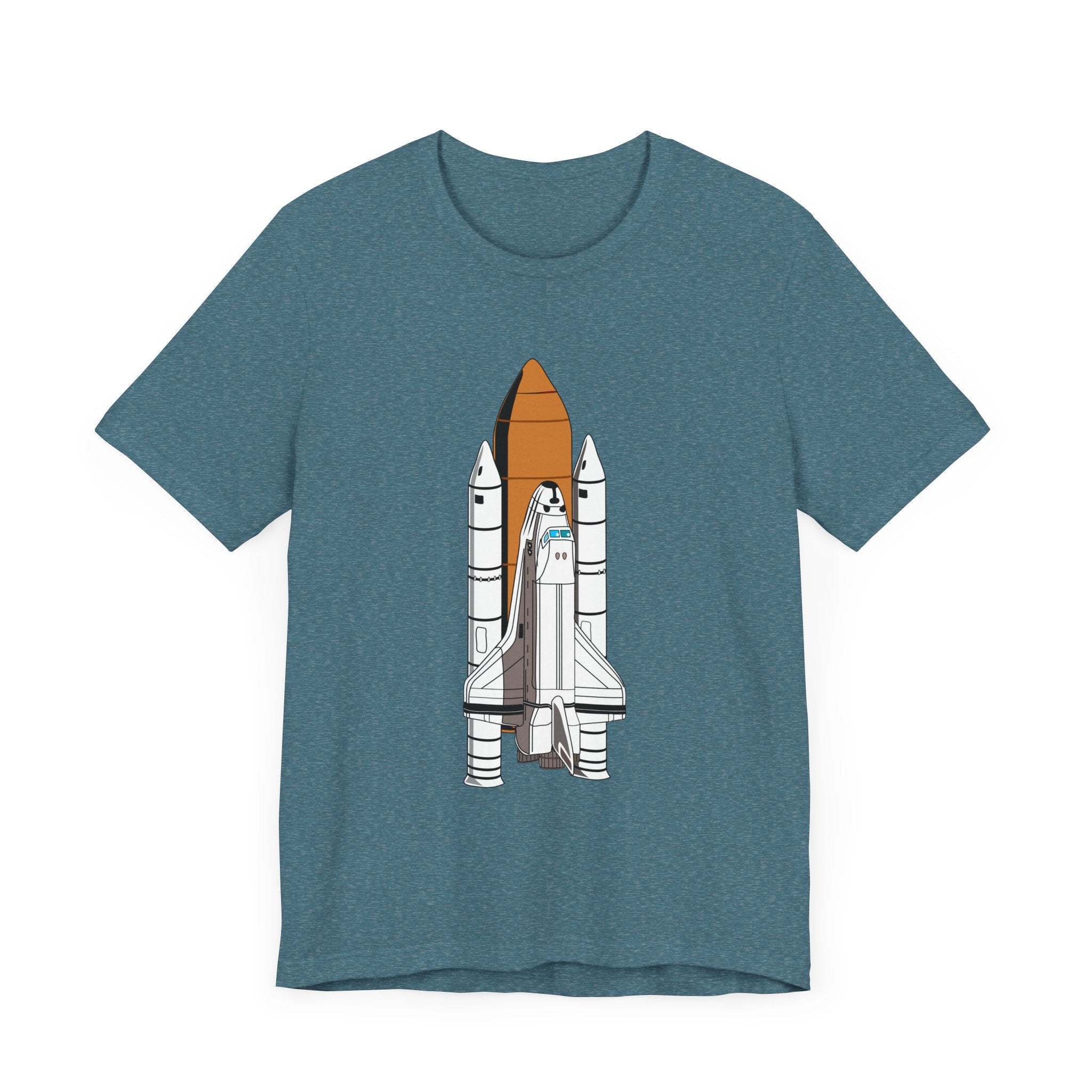 POP Culture Classics Space Shuttle Unisex Jersey Short Sleeve T-Shirt - POPvault