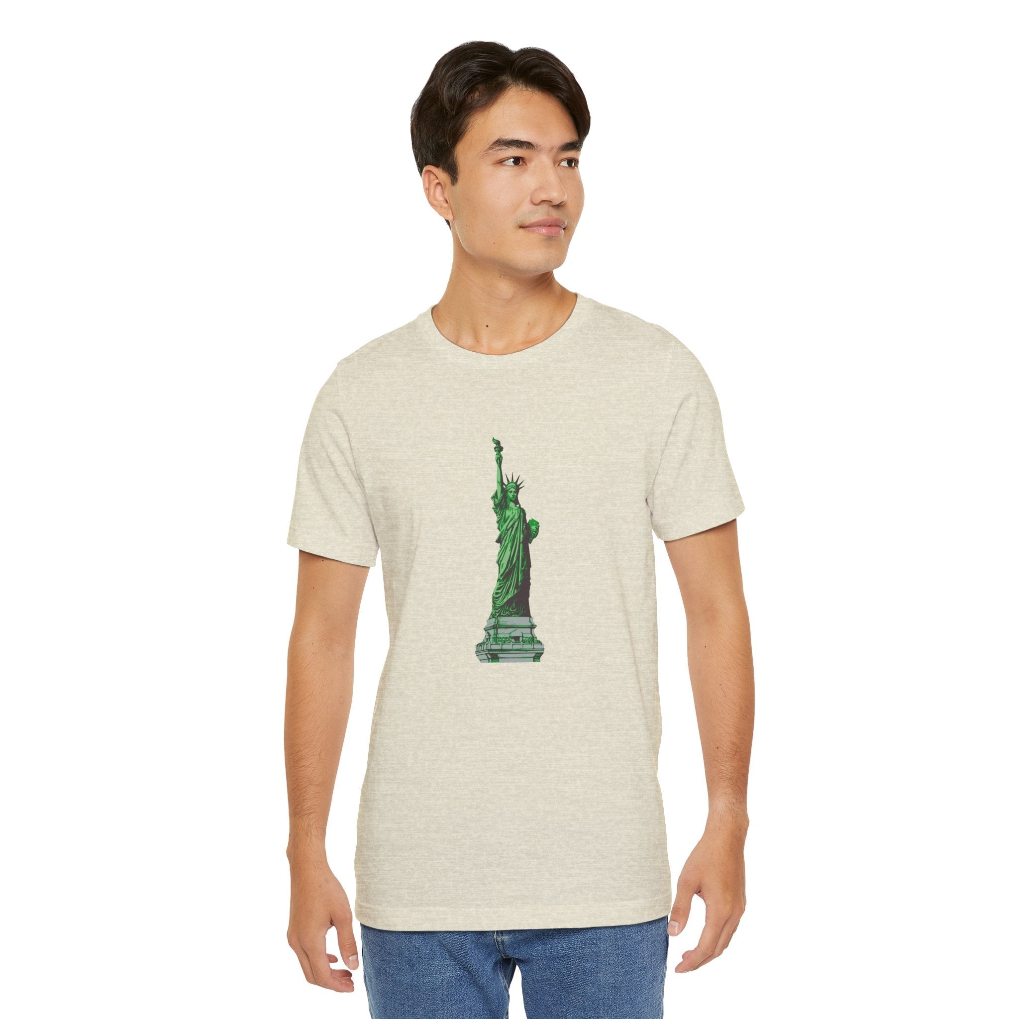 POP Culture Classics Statue of Liberty Unisex Jersey Short Sleeve T-Shirt - POPvault