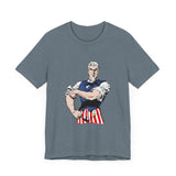 POP Culture Classics Tough Uncle Sam Unisex Jersey Short Sleeve T-Shirt - POPvault